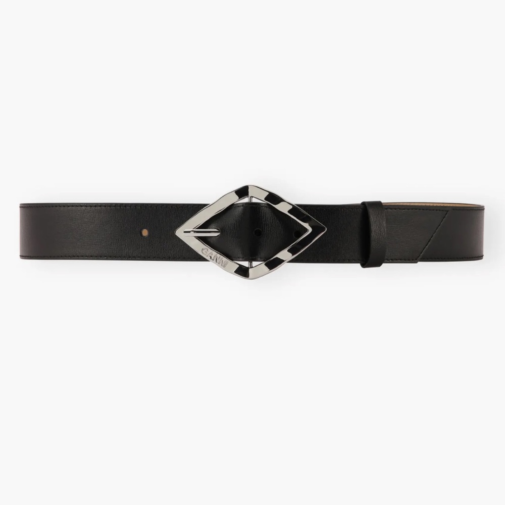 Ganni Diamond Buckle Belt